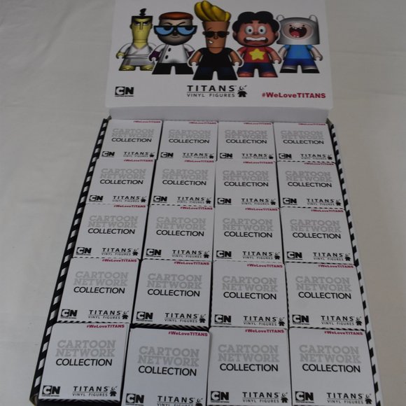Titans Cartoon Network Box of 20 Unopened 3" Vinyl Figures - Picture 2 of 10